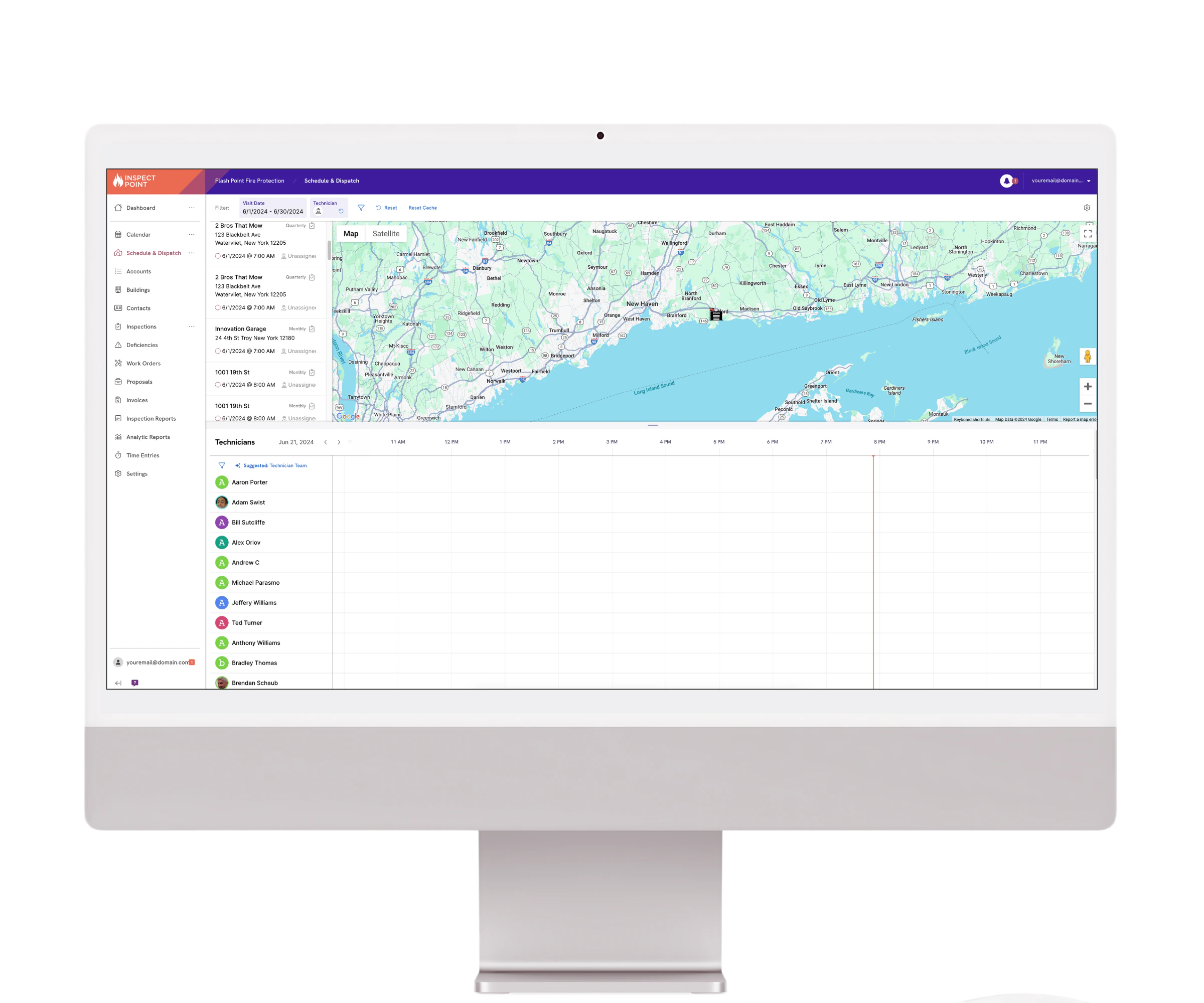 screenshot of Inspect Point